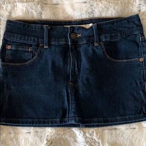 Ambercrombie & Fitch Jean Mini Skirt